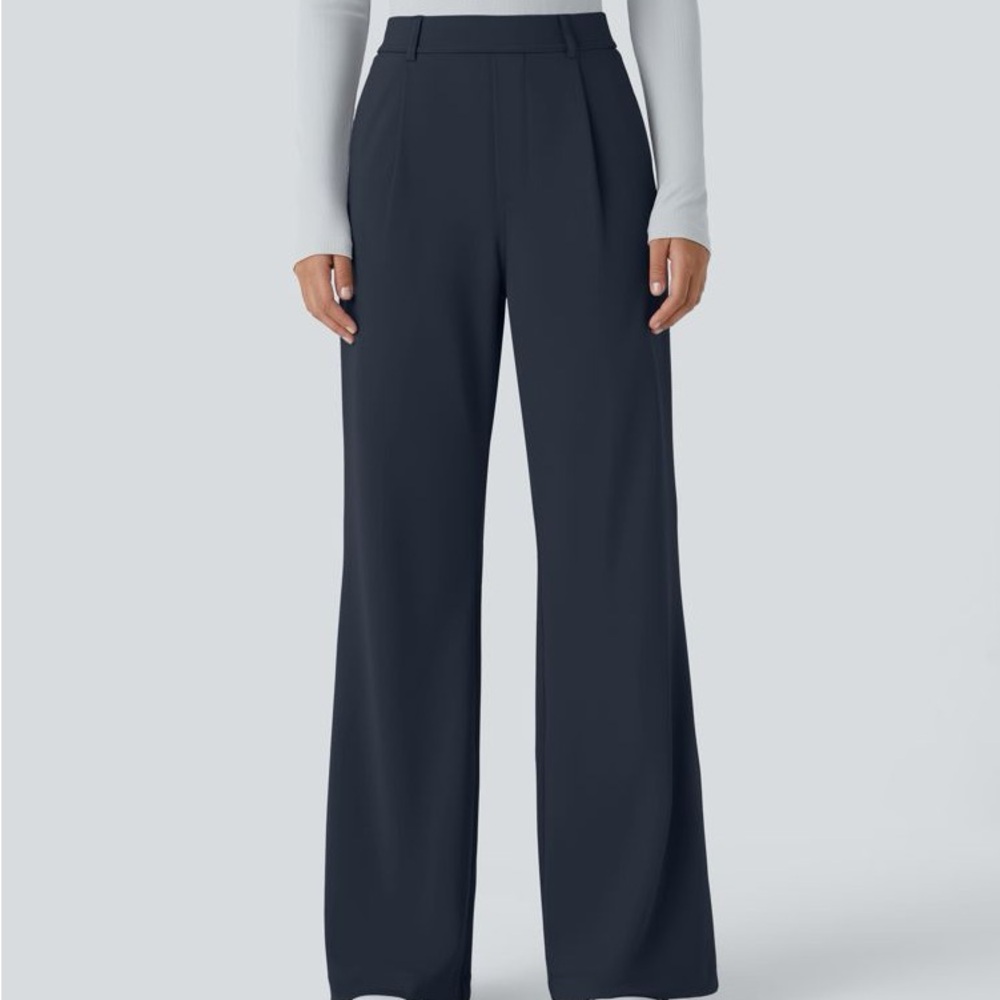 Halara Athleisure Midnight Blue Women's Wide-Leg Pants